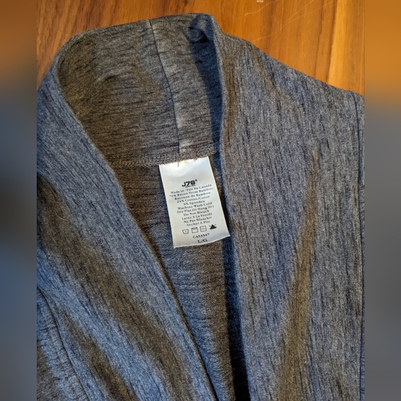 J76 athletic wear open front cardigan EUC Large - Picture 2 of 4